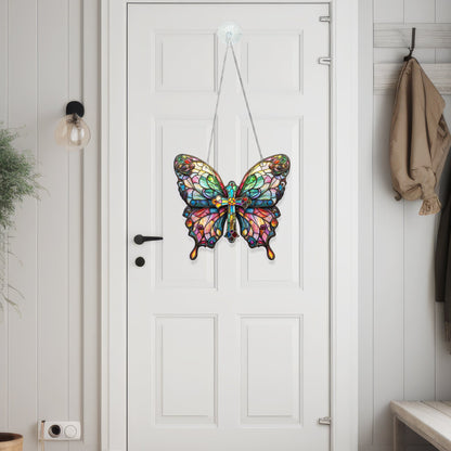 Christian Butterfly Acrylic Suncatcher Hanging