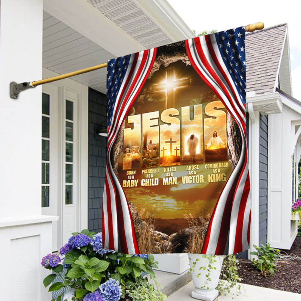 Jesus Flag Coming Back As A King