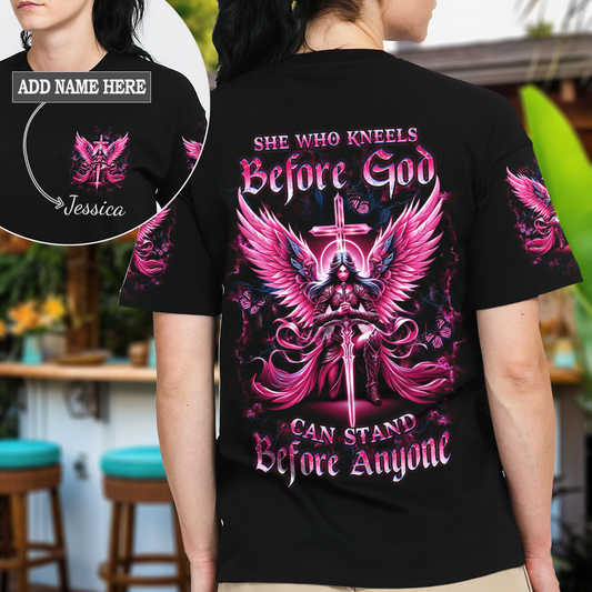 She Who Kneels Before God T-Shirt 1