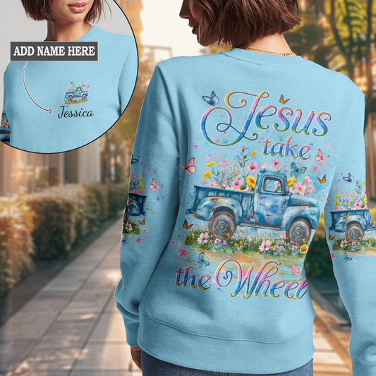 Jesus Take The Wheel Sweatshirt 8