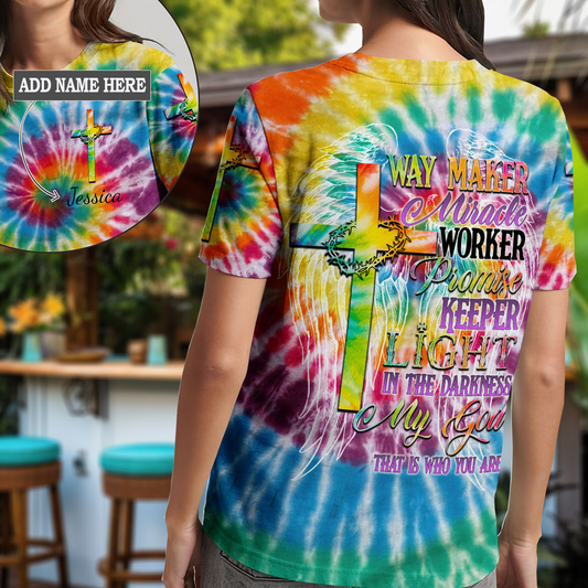 Promise Keeper Light In The Darkness Tie Dye T-Shirt