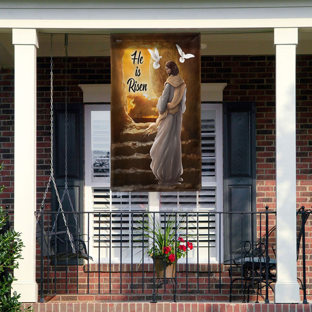 FLAGWIX He Is Risen Christ Resurrection of Jesus Flag