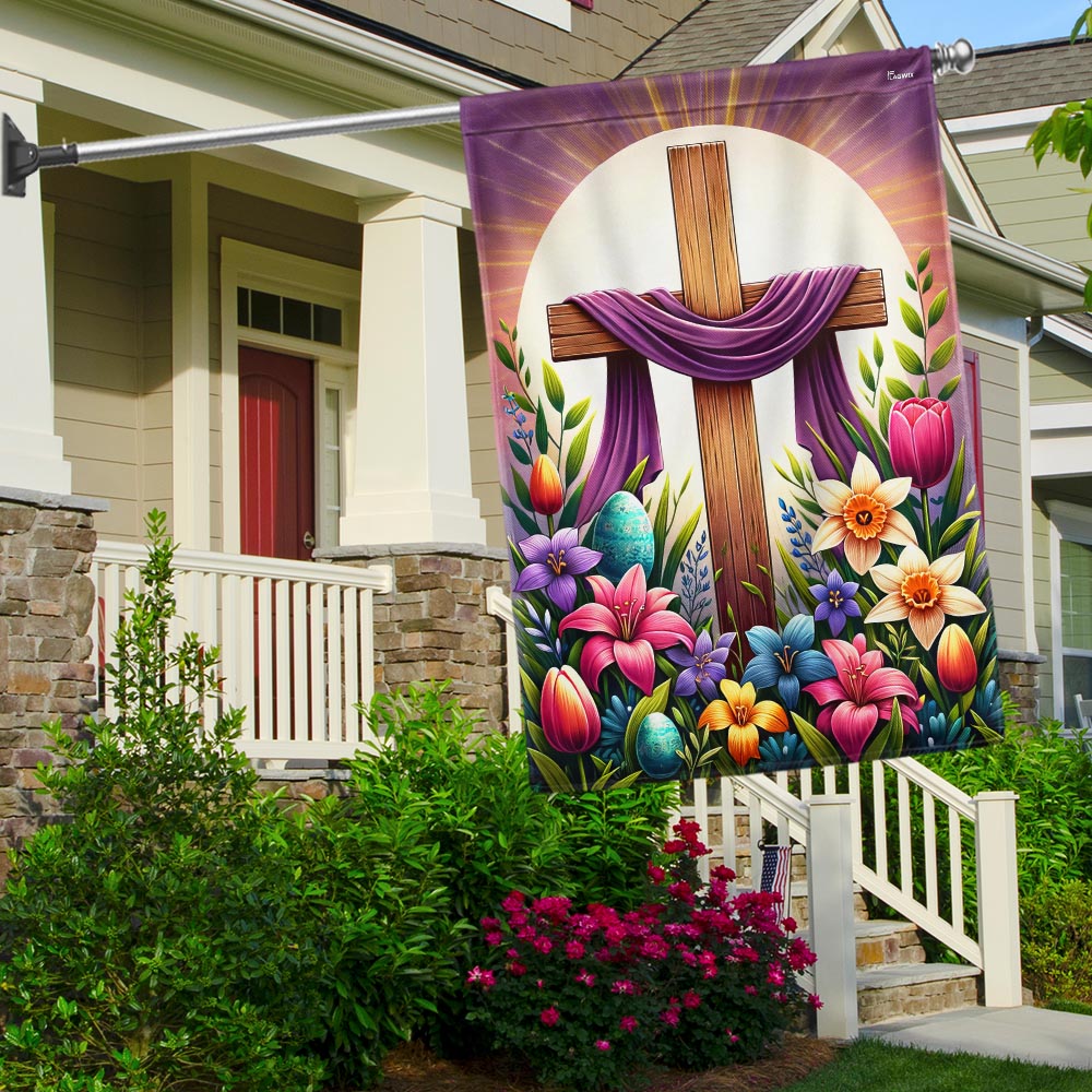 FLAGWIX  Easter Day Christian Cross Flag