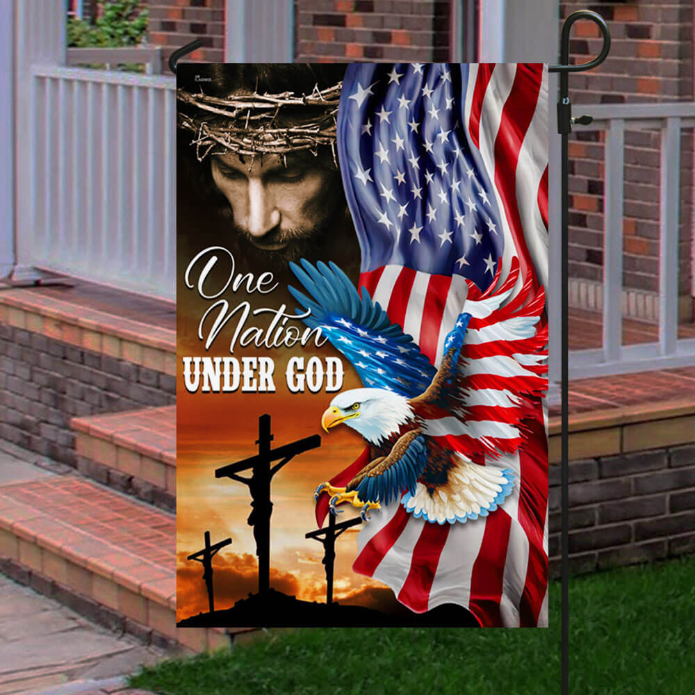 American Flag | One Nation Under God Christian Eagle Flag