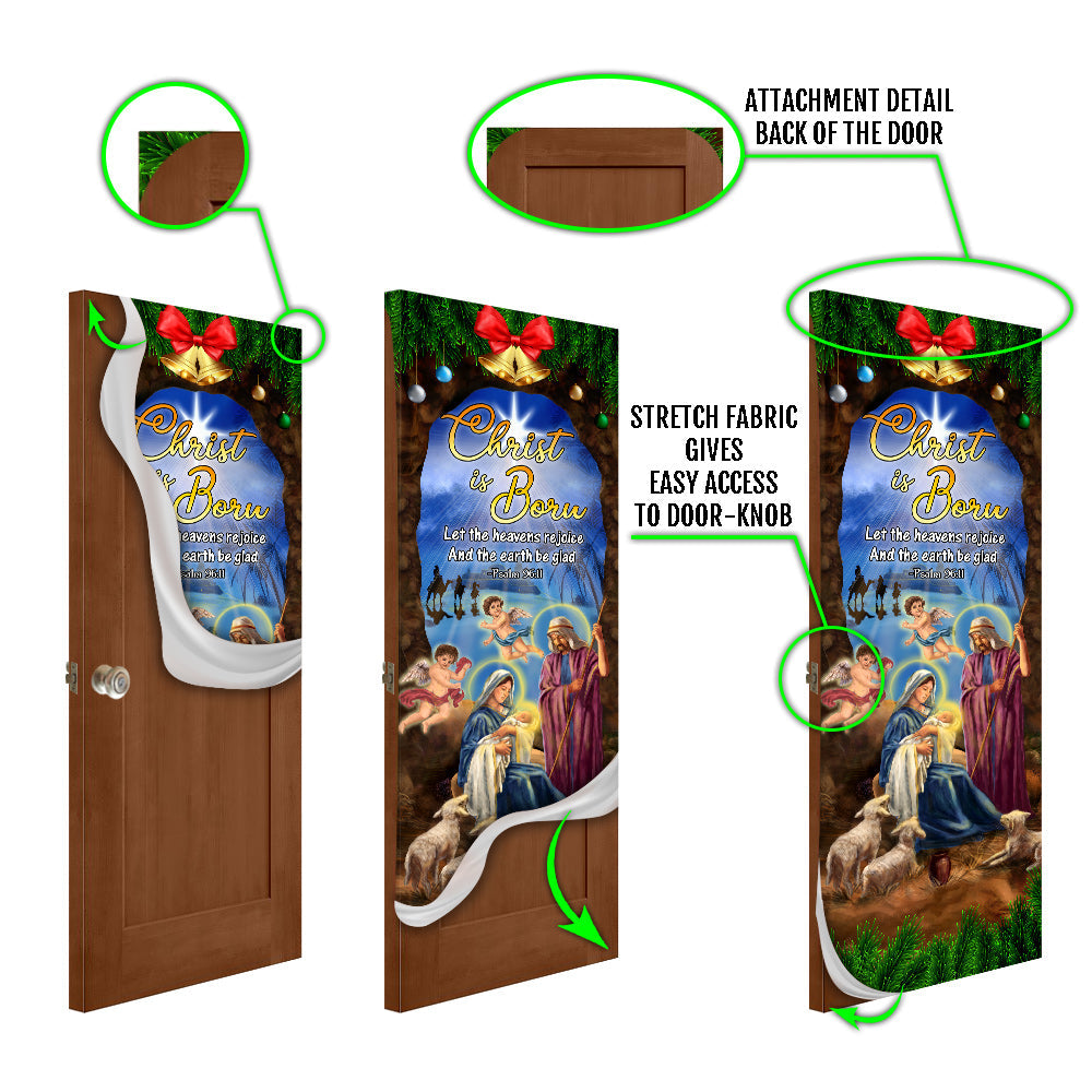 Jesus Christ. Nativity Of Jesus Door Cover