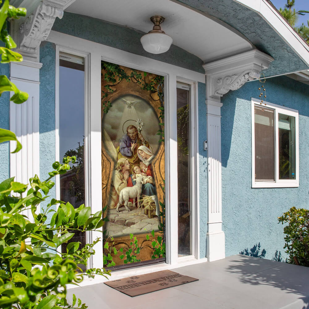 The Key To Happiness Jesus Door Cover
