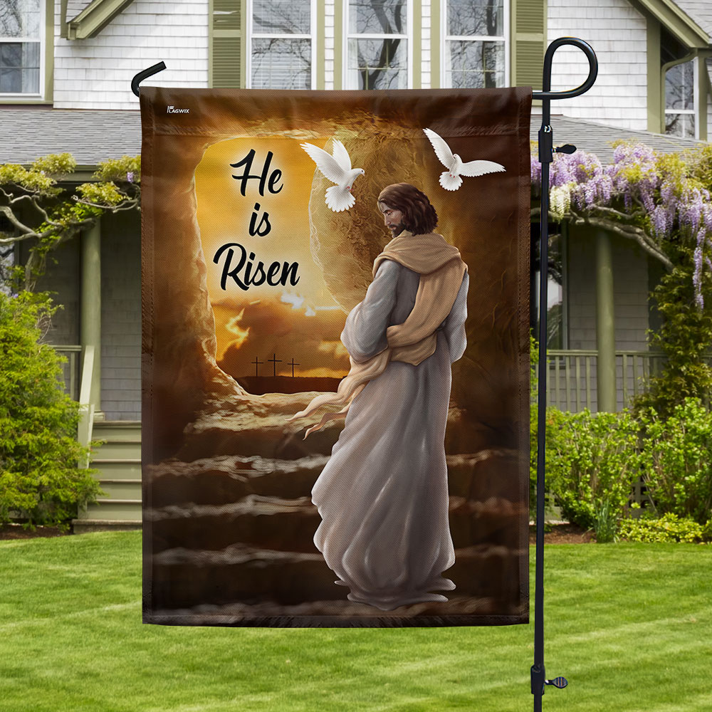 FLAGWIX He Is Risen Christ Resurrection of Jesus Flag
