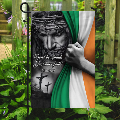 Jesus - Just Have Faith Irish Flag