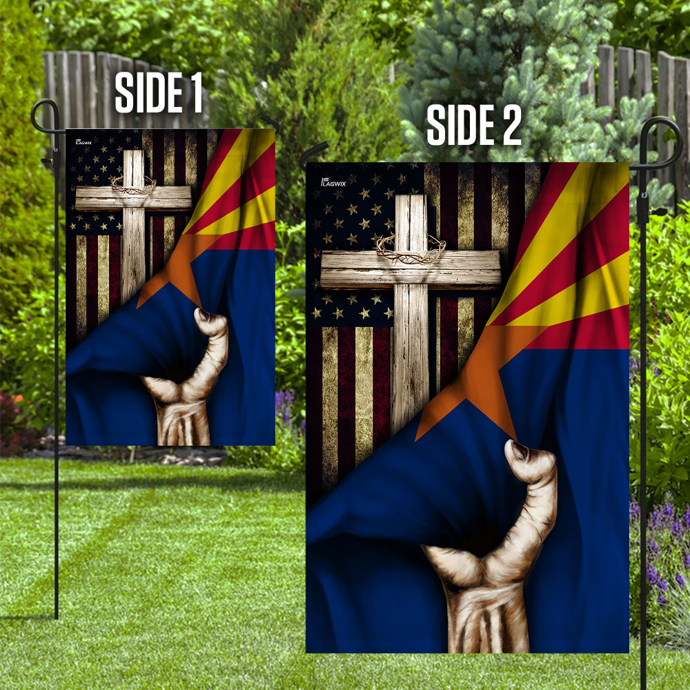 Christian Cross - Arizona Flag