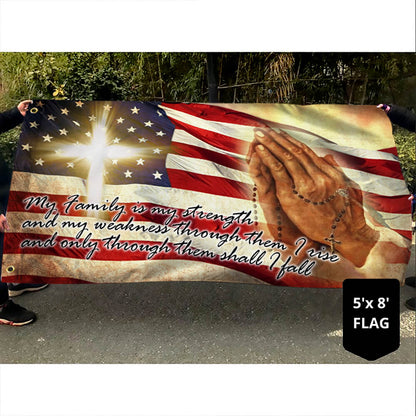 Jesus Family Grommet Flag PN089GF
