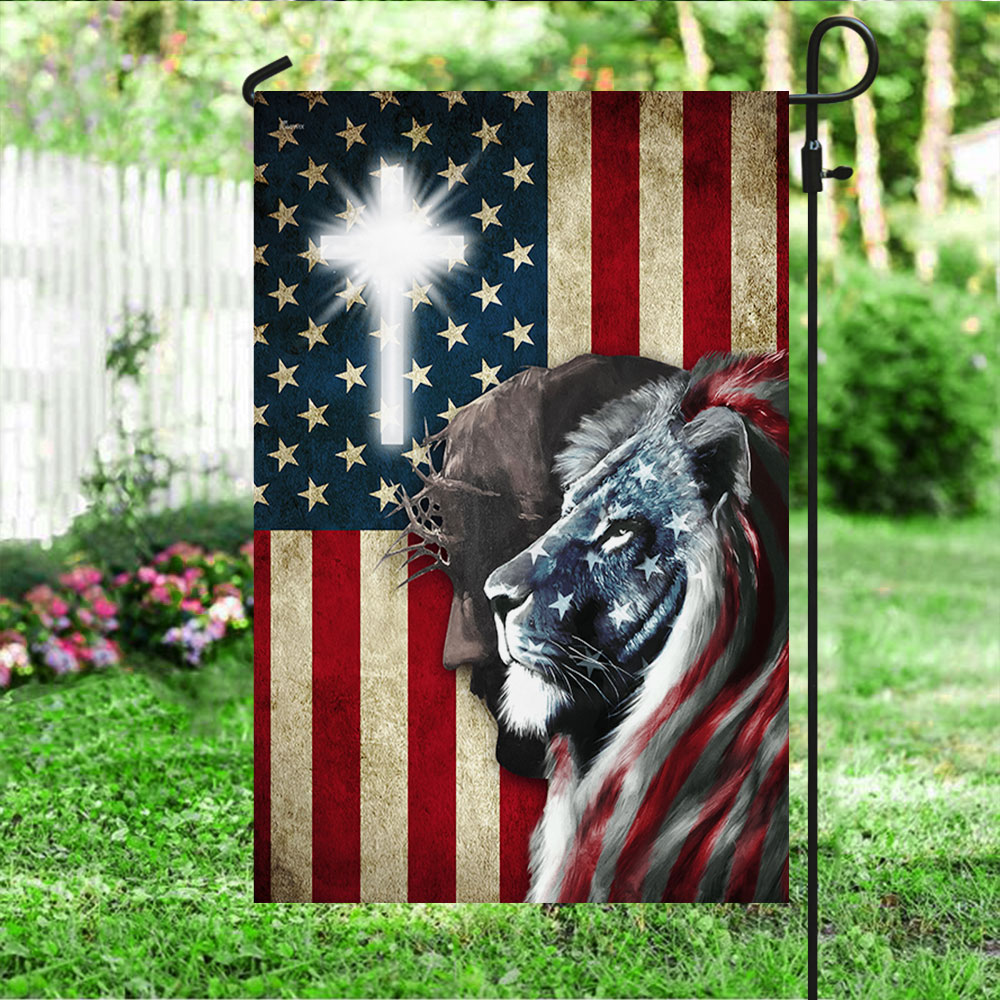 Lion of Judah Jesus Christ Flag LHA1965Fv6