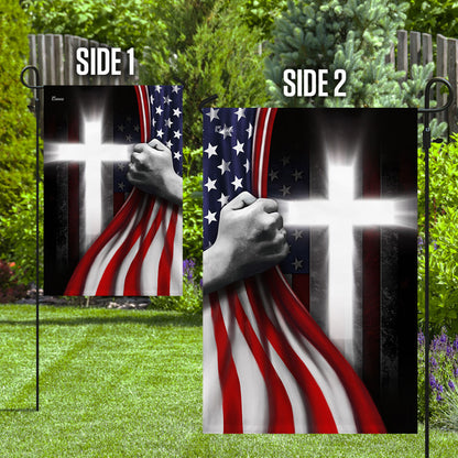 One Nation Under God Jesus American Flag