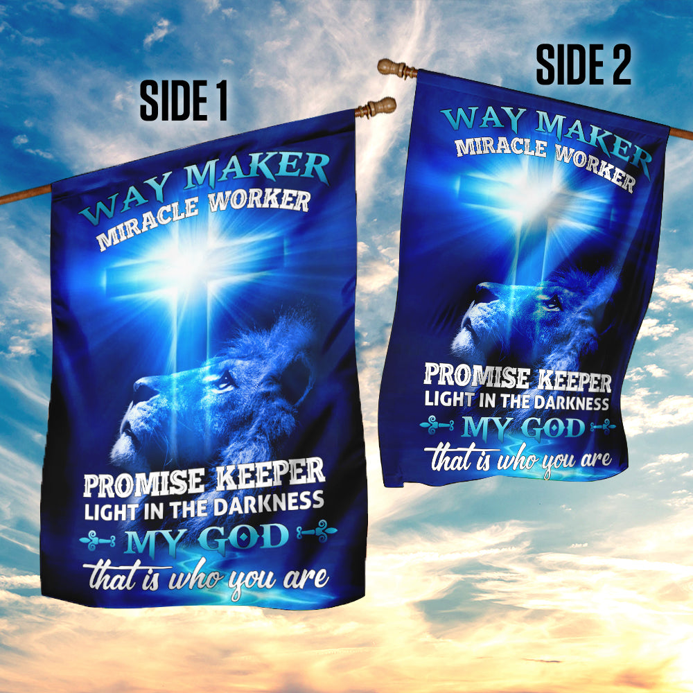 Way Maker Miracle Worker Jesus Christ Flag 3-Day Shipping