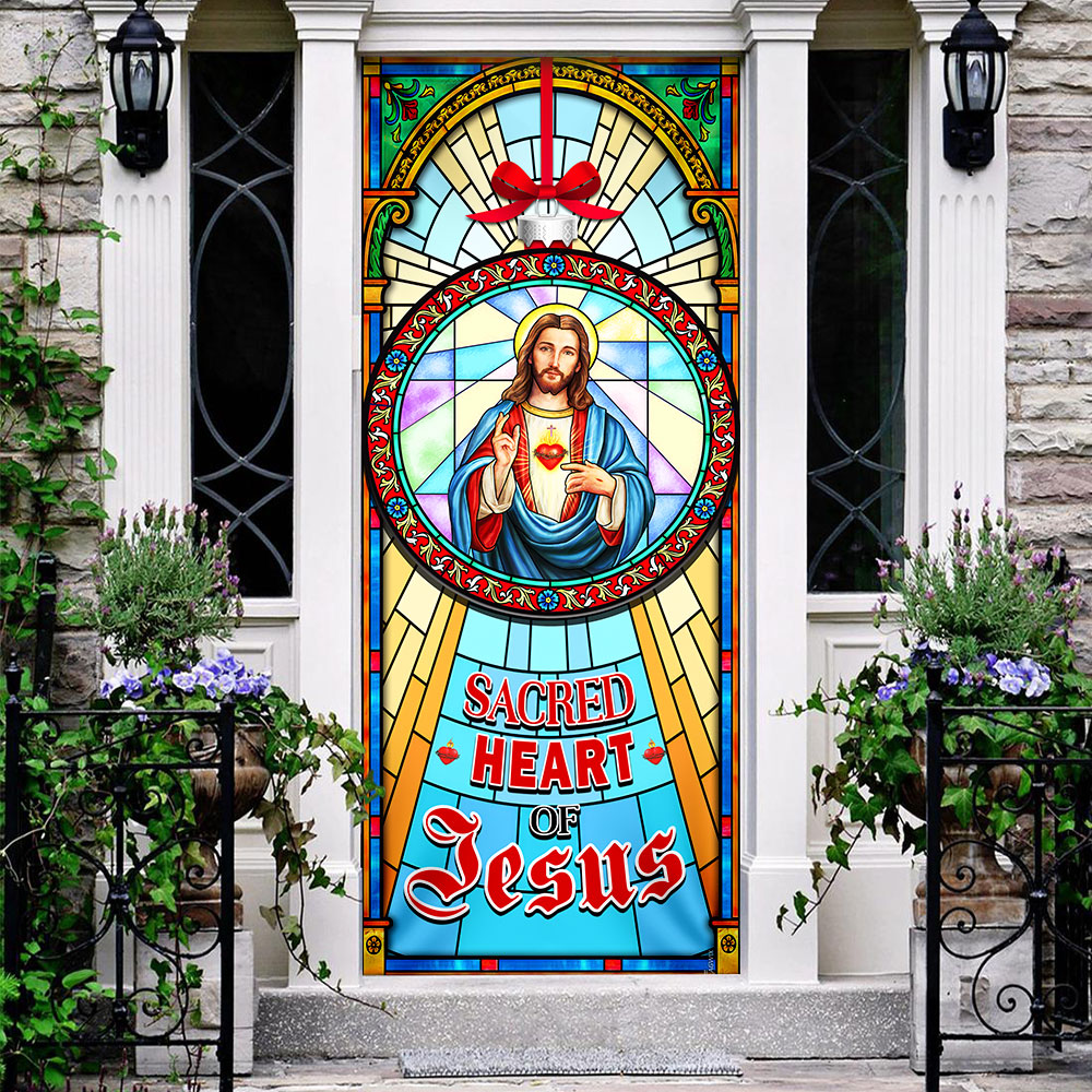Sacred Heart Of Jesus Door Cover