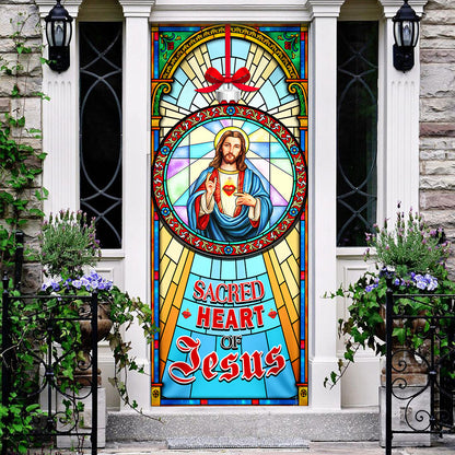 Sacred Heart Of Jesus Door Cover