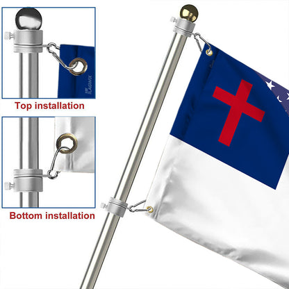 Christian Flag American Christian Grommet Flag