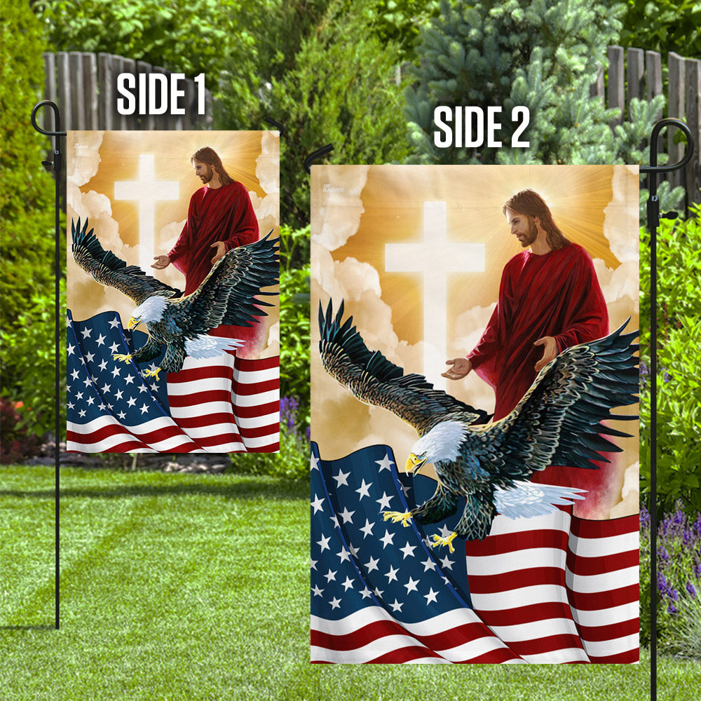 Jesus Flag American Eagle God Jesus Flag