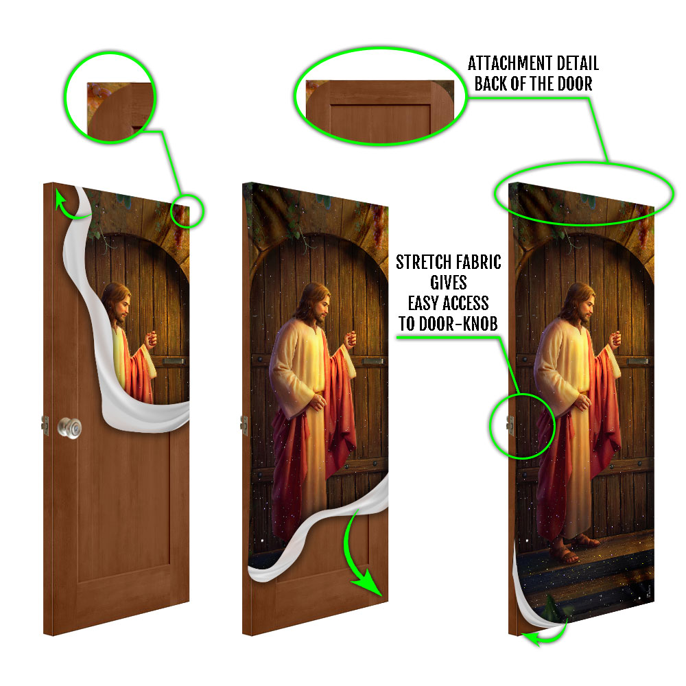 Jesus Knocking On The Door Door Cover