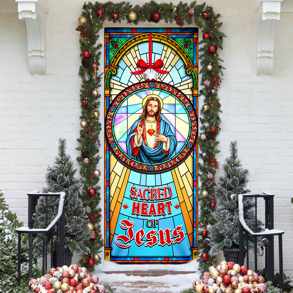 Sacred Heart Of Jesus Door Cover
