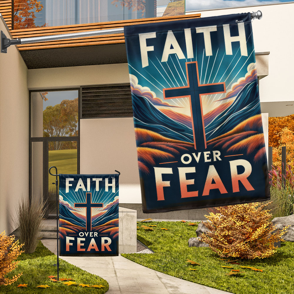 FLAGWIX  Faith Over Fear Flag