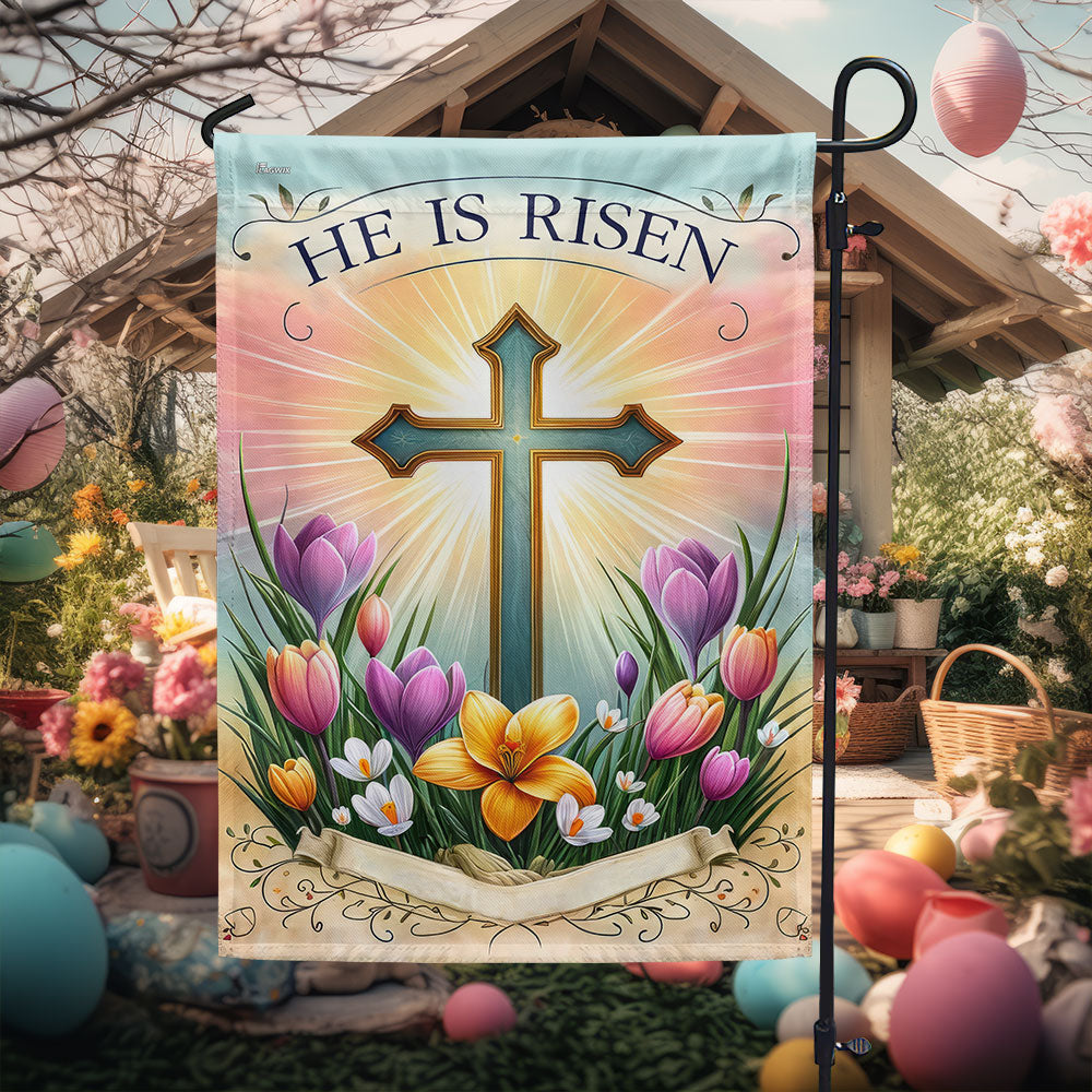 FLAGWIX  Christian Cross Easter Day Flag