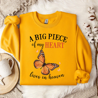 A Big Piece Of My Heart Lives In Heaven 01 Sweatshirt
