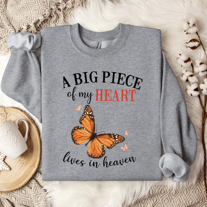A Big Piece Of My Heart Lives In Heaven 01 Sweatshirt