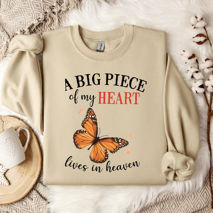 A Big Piece Of My Heart Lives In Heaven 01 Sweatshirt