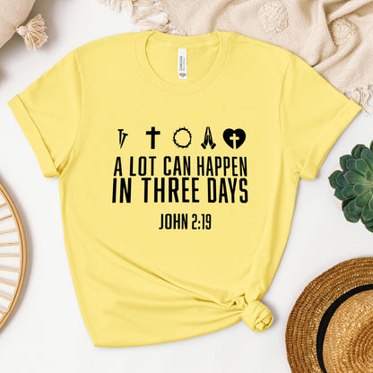 A Lot Can Happen In Three Days John 2.19