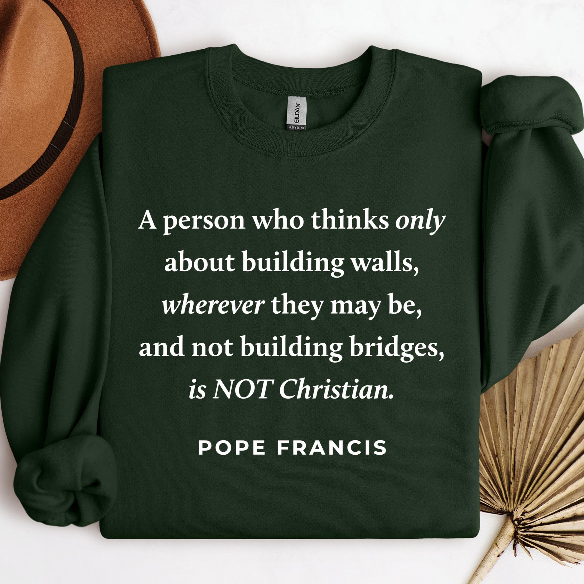 A Person Who Thinks Only About Building Walls Wherever They May Be And Not Building Bridges Is Not Christian Pope Francis 01
