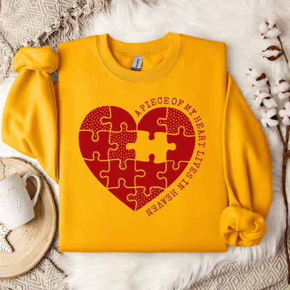 A Piece Of My Heart Lives In Heaven 02 Sweatshirt