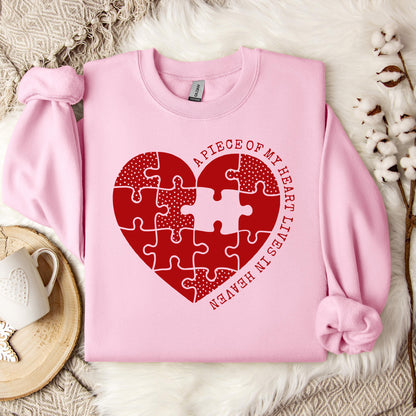 A Piece Of My Heart Lives In Heaven 02 Sweatshirt