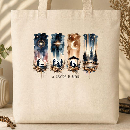 A Savior Is Born Tote Bag