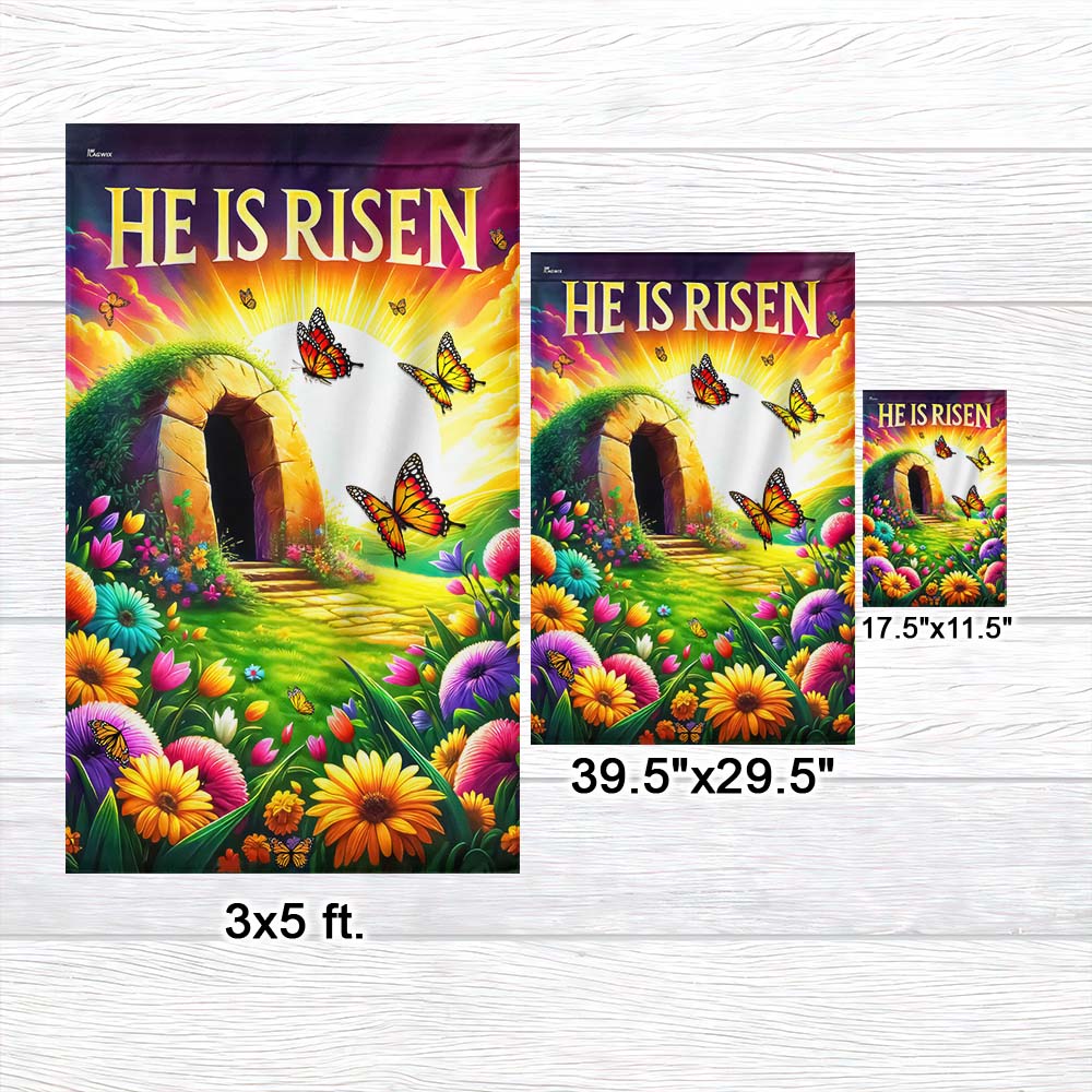 FLAGWIX  Easter Day Resurrection of Jesus He Is Risen Flag