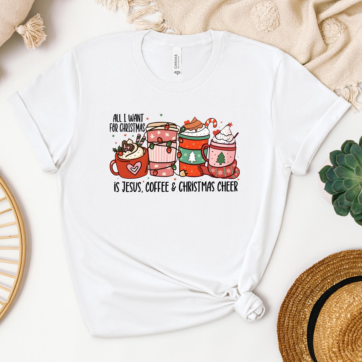 All I Want For Christmas Is Jesus Coffee Christmas Cheer