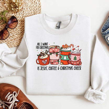 All I Want For Christmas Is Jesus Coffee Christmas Cheer