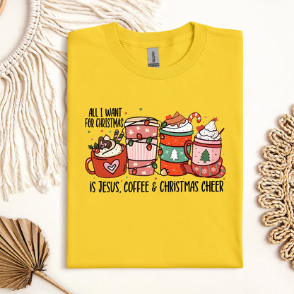 All I Want For Christmas Is Jesus Coffee Christmas Cheer
