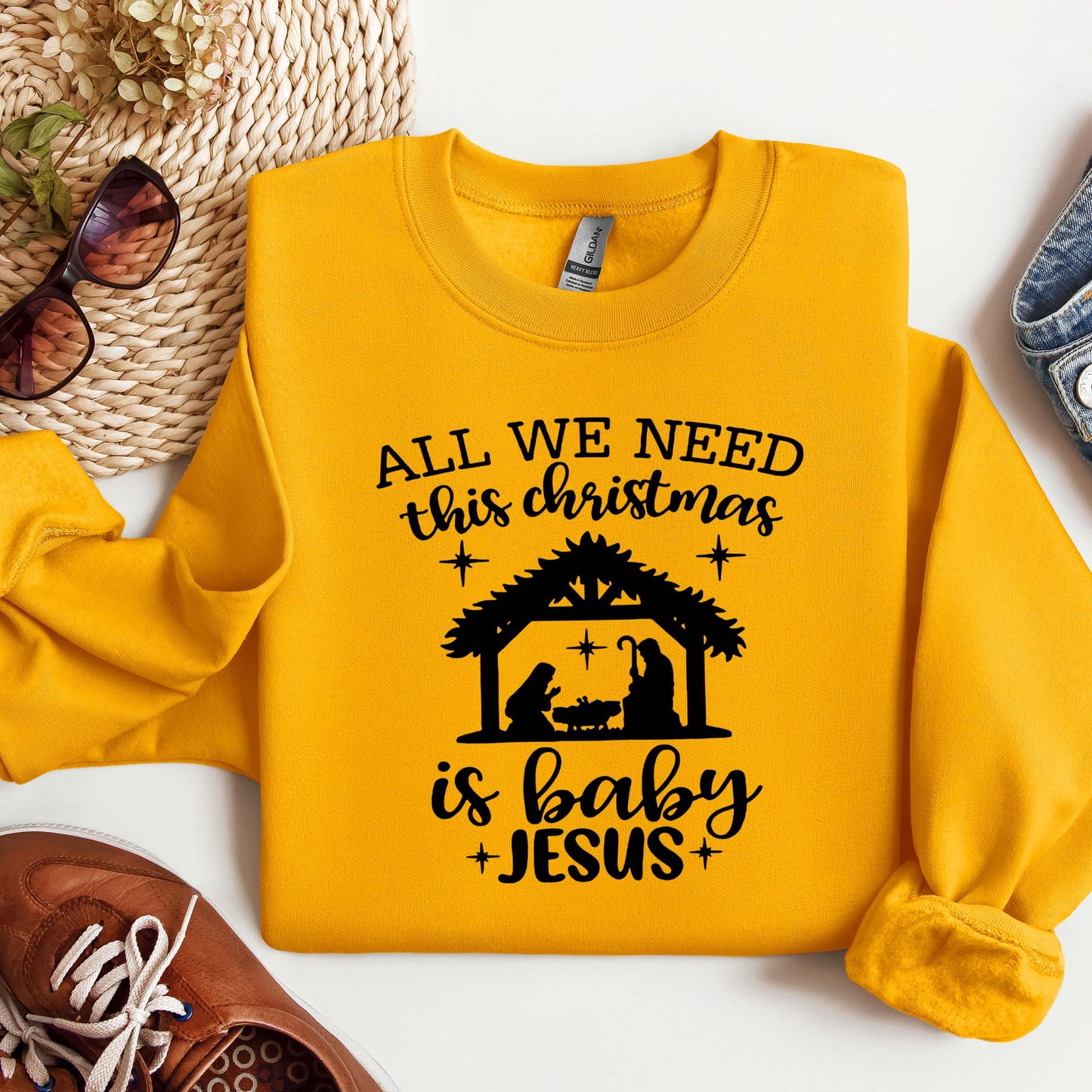 All We Need This Christmas Is Baby Jesus