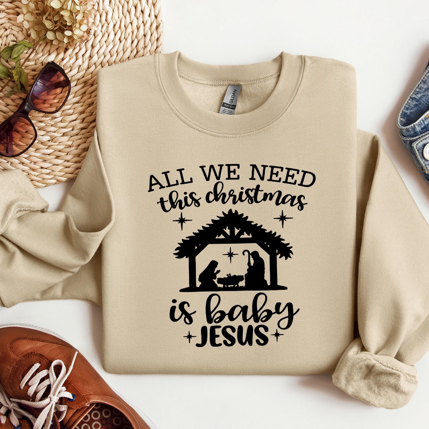 All We Need This Christmas Is Baby Jesus