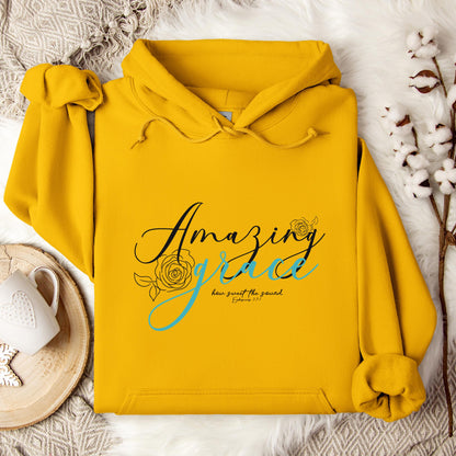Amazing Grace How Sweet The Sound Ephesians 2.3-1 Hoodie