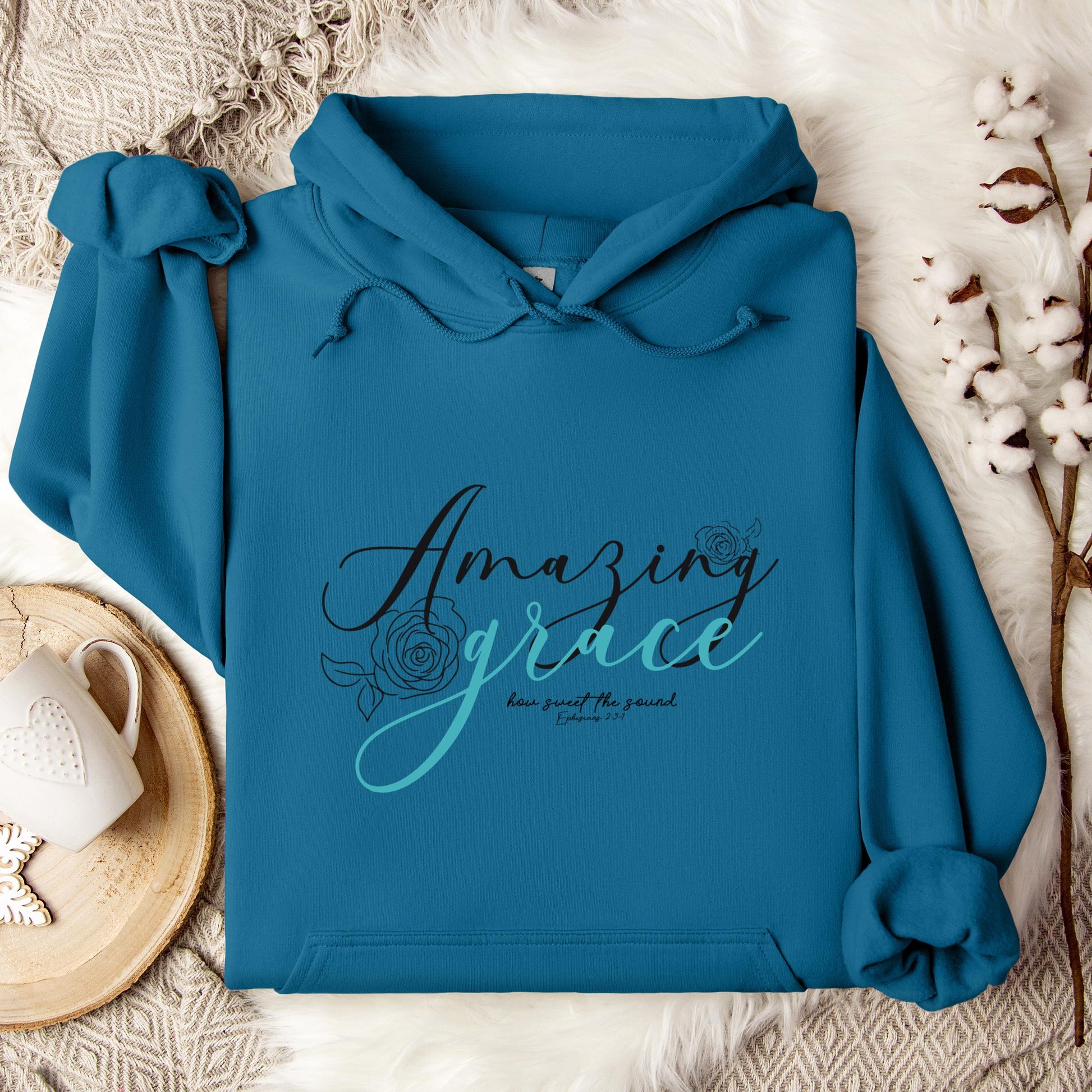 Amazing Grace How Sweet The Sound Ephesians 2.3-1 Hoodie