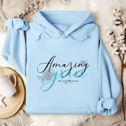 Amazing Grace How Sweet The Sound Ephesians 2.3-1 Hoodie