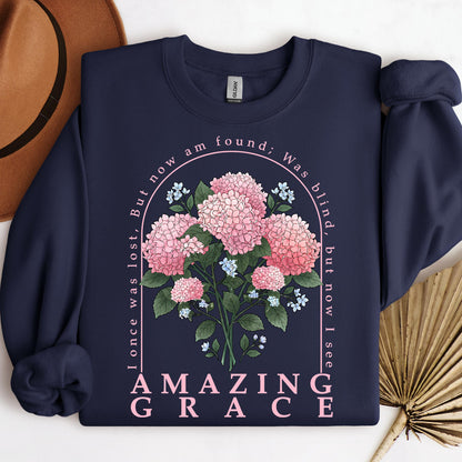 Amazing grace I once was lost, but now am found Was blind, but now i see 02