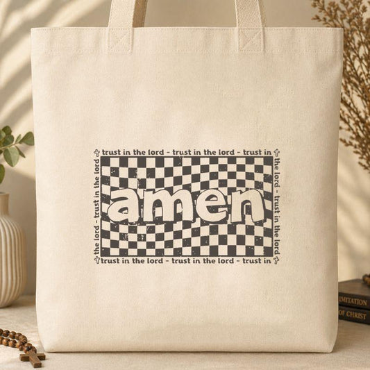 Amen Trust In The Lord Tote Bag