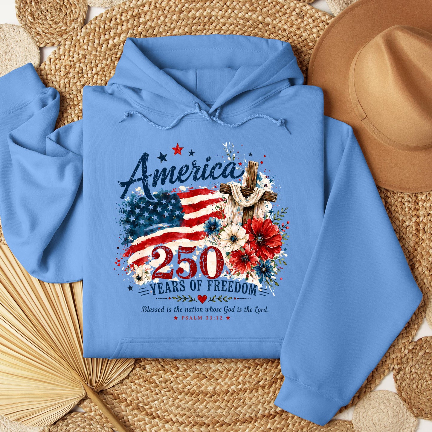 America 250 Years Of Freedom Blessed Is The Nation Whose God Is The Lord Psalm 33.12 01