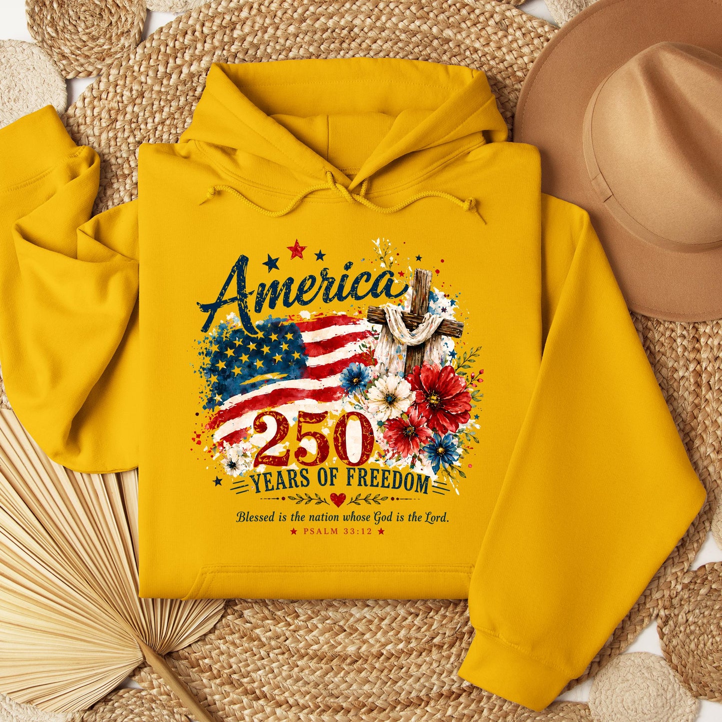 America 250 Years Of Freedom Blessed Is The Nation Whose God Is The Lord Psalm 33.12 01
