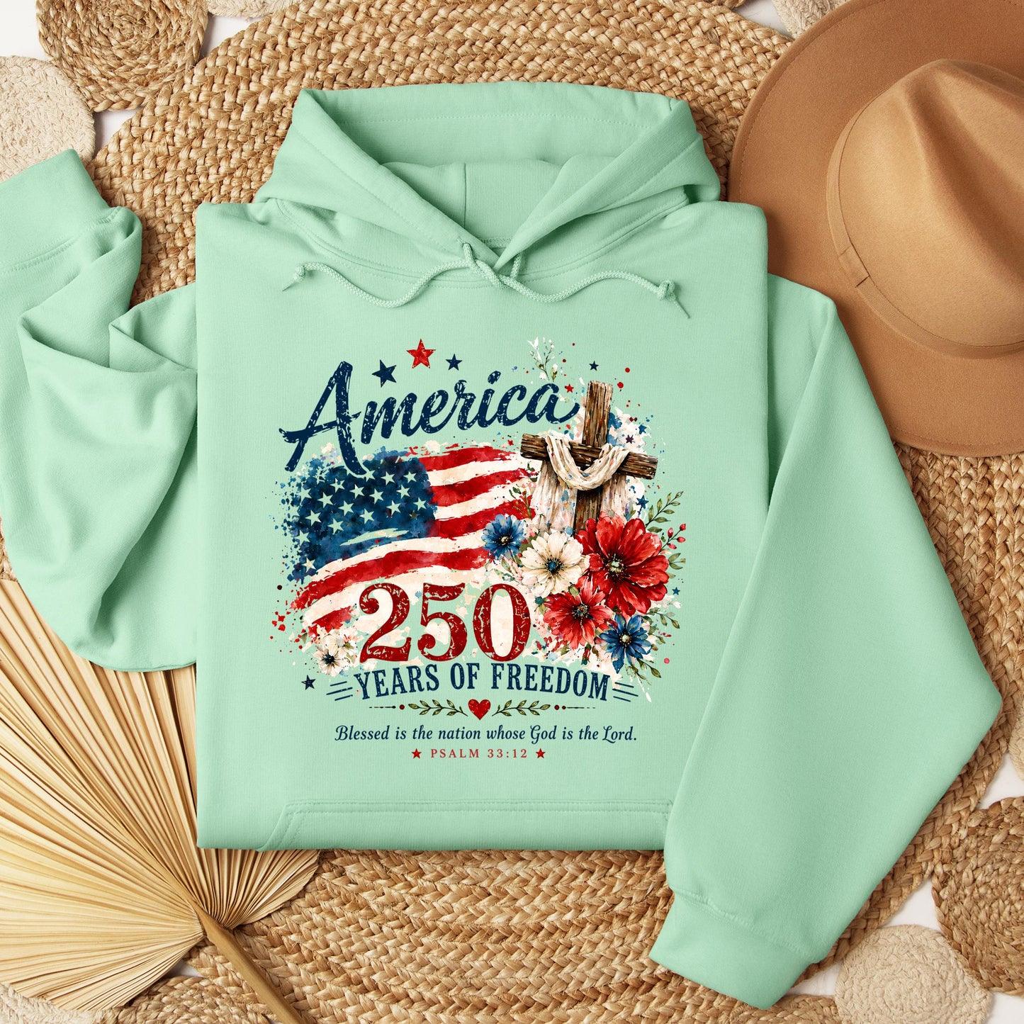 America 250 Years Of Freedom Blessed Is The Nation Whose God Is The Lord Psalm 33.12 01
