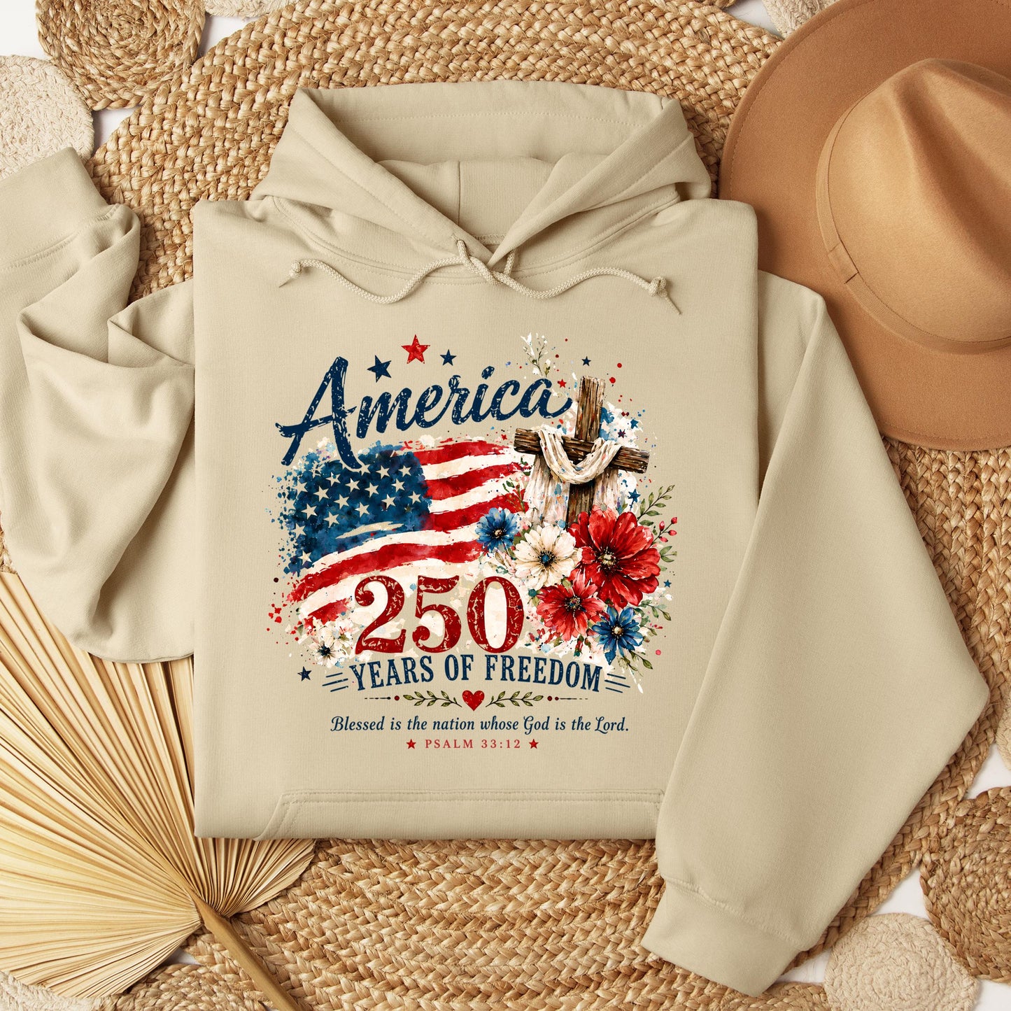 America 250 Years Of Freedom Blessed Is The Nation Whose God Is The Lord Psalm 33.12 01