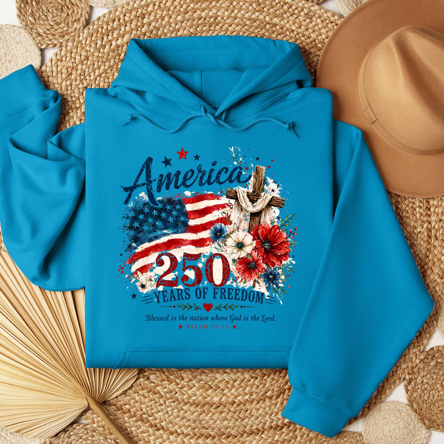 America 250 Years Of Freedom Blessed Is The Nation Whose God Is The Lord Psalm 33.12 01