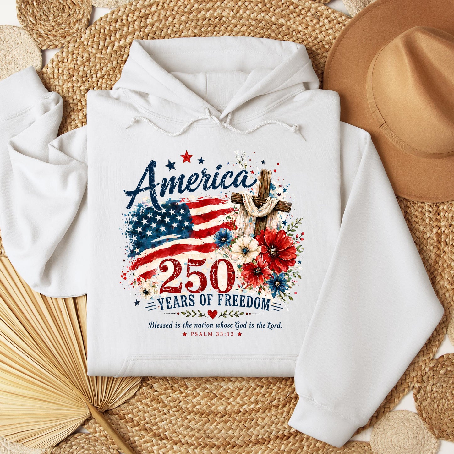 America 250 Years Of Freedom Blessed Is The Nation Whose God Is The Lord Psalm 33.12 01
